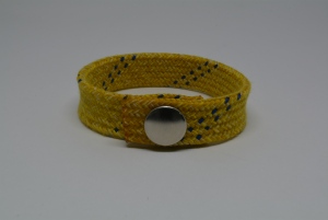 Hockey Lace Bracelet - Yellow