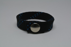 Hockey Lace Bracelet - Black