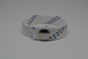 Hockey Lace Bracelet - White